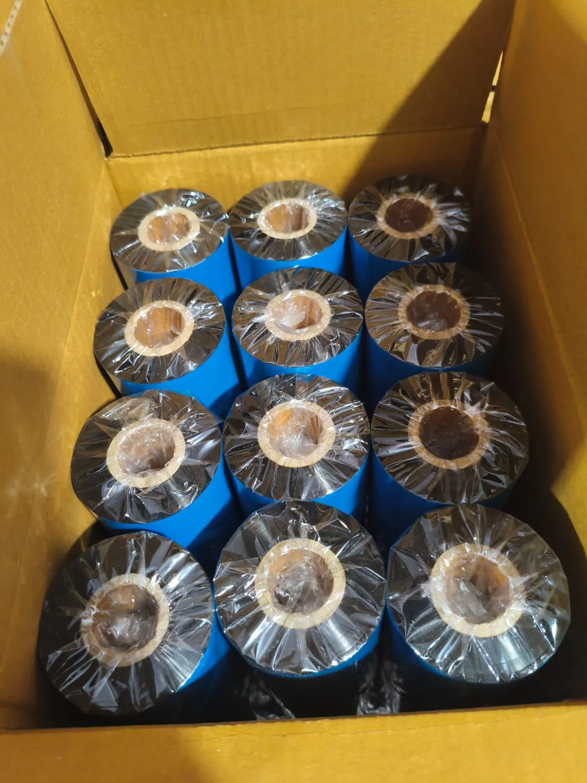 Ribbon packaging — ready for dispatch